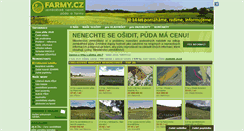 Desktop Screenshot of farmy.cz
