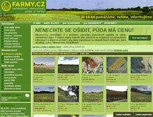 Tablet Screenshot of farmy.cz